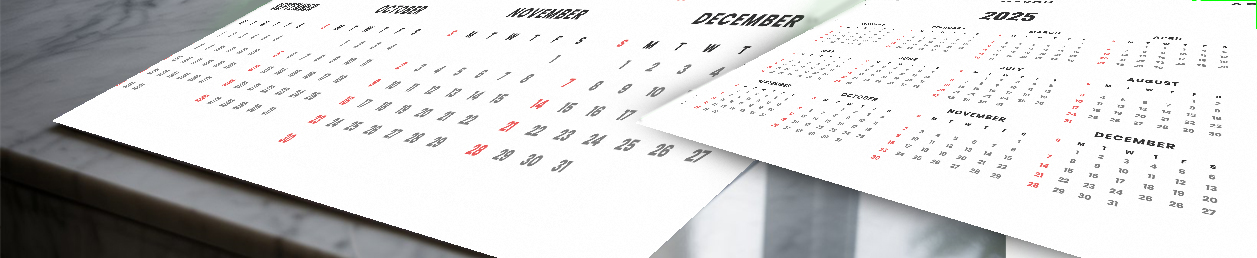 Add your own design calendar